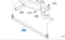 K1248-15200 Kubota Tie Rod Complete to fit GR1600 models Replaces K1243-15210 / K1248-15200