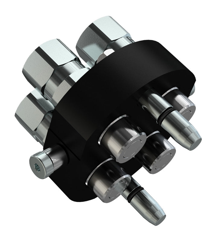 Faster Four point Hydraulic Coupling, Faster S.p.A (2P508-4-12G M C, 2P508412GMC, 2P508-4-12GMC) -Sparex S.112617 Kubota 7J417-85020