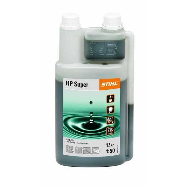 Stihl HP Super 2-Stroke Oil - 1L Bottle Measuring Bottle