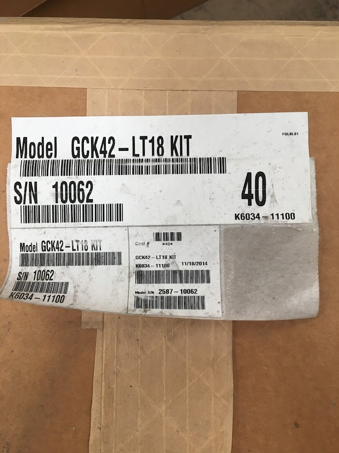 K6034-11100  Kubota GCK42-LT18 Kit Rear Grass Collector Support Kit