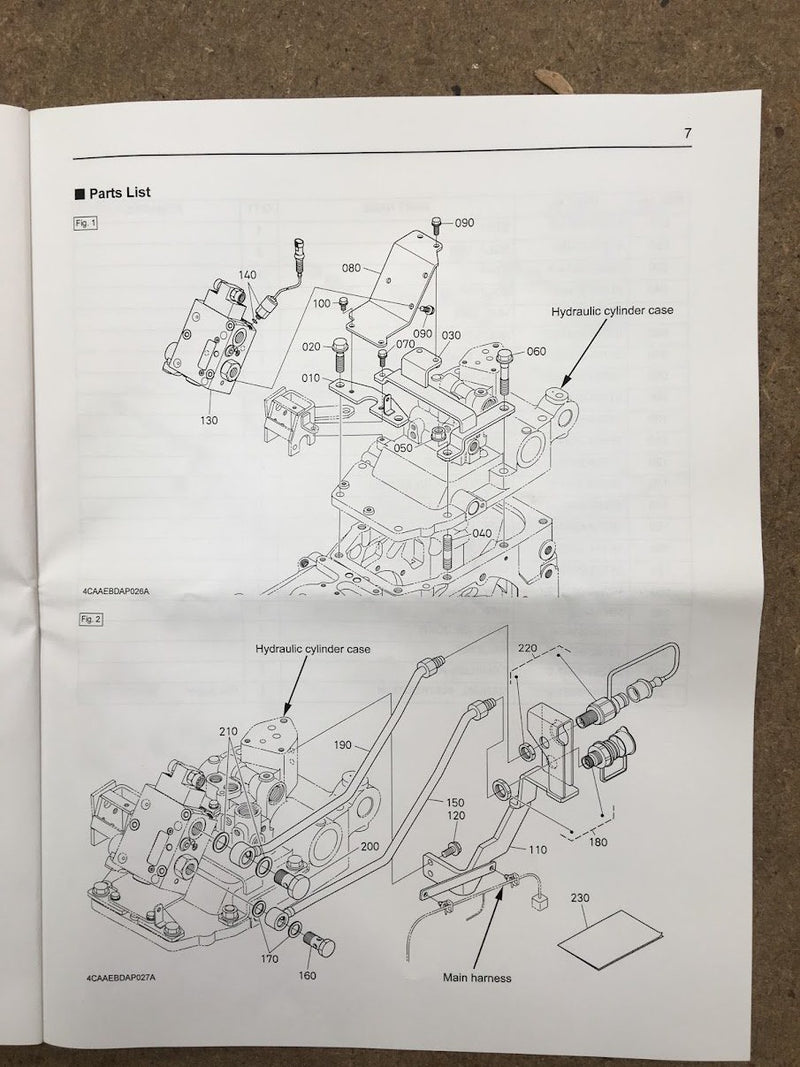 3B884-97660  Kubota Trailer Brake Kit