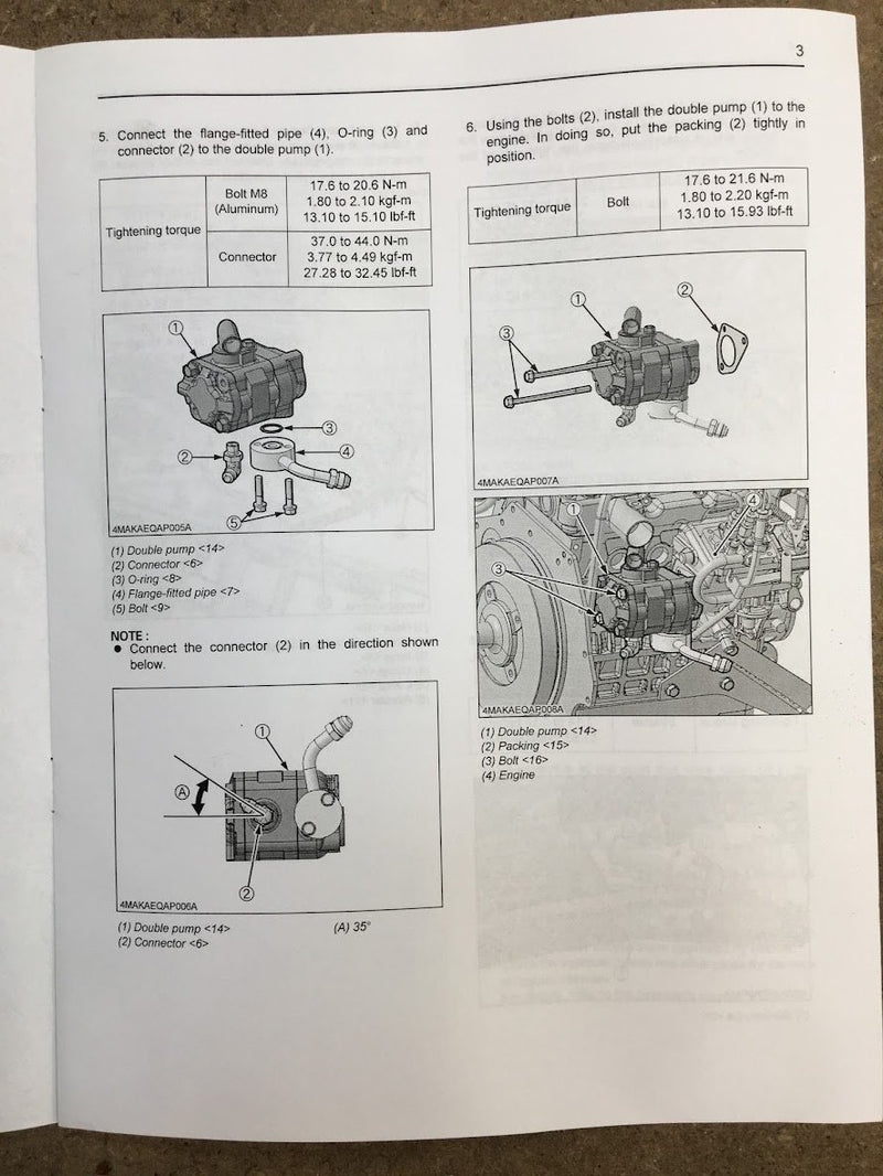 K7591-99340  Kubota RTVX900 Aux Hydraulic Pump