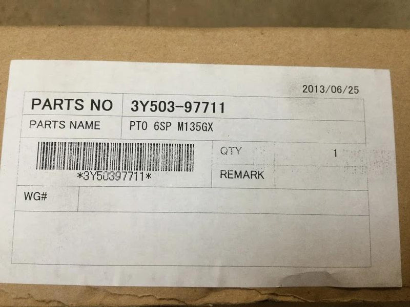 3Y503-97711  Kubota M135GX Tractor PTO Kit ( 6 Spline, 540 / 540E )