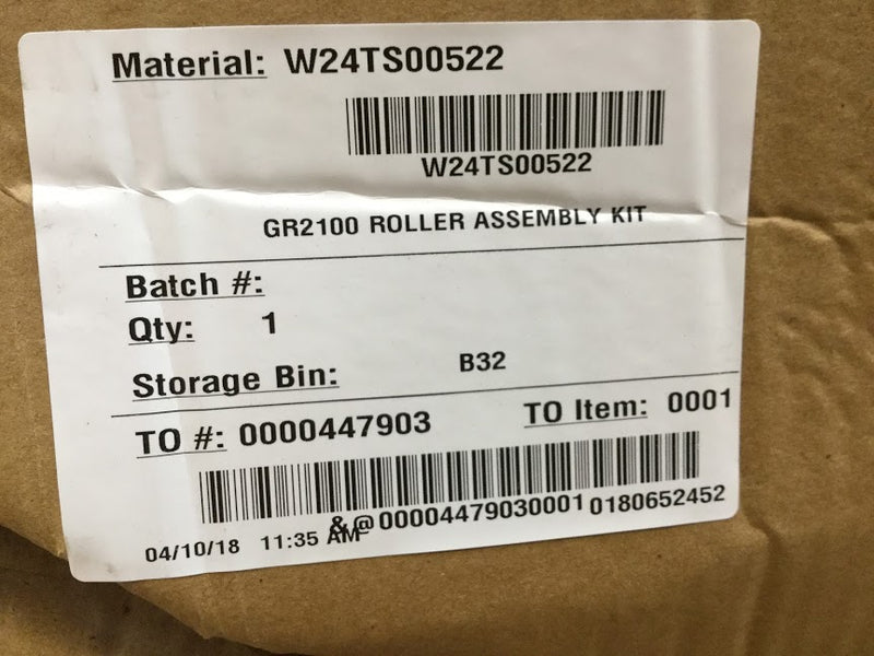 W24TS-00522  Kubota GR2100 Roller Assembly Kit NON ROLL BAR Kubota GR2120 Rear Roller Assembly Kit