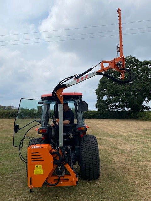 Powerup A100 flail hedge cutter, Compact tractor Flail Hedge Cutter