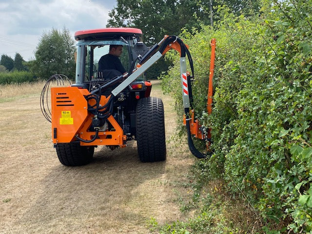 Powerup A100 flail hedge cutter, Compact tractor Flail Hedge Cutter