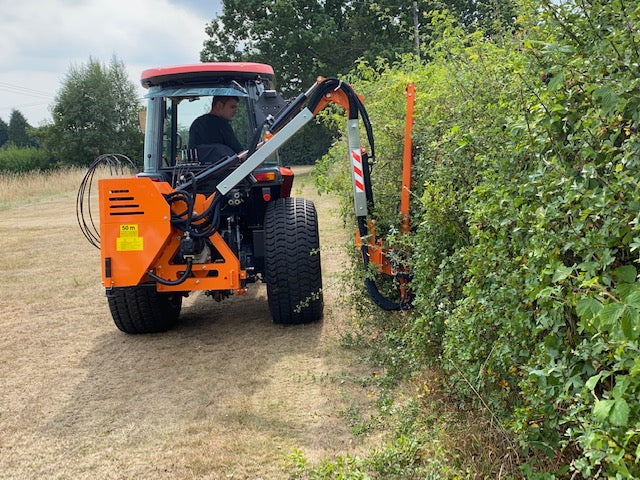 Powerup A100 flail hedge cutter, Compact tractor Flail Hedge Cutter