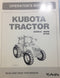 Kubota Operators Manual - M6040 M7040