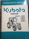 Kubota Operators Manual - L3540-Mk2, L4240-Mk2, L5040-Mk2, L5240-Mk2, L5740-Mk2