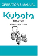 Kubota Operators Manual - L4100 Tractor