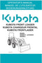 Kubota Operators Manual - LA703 Tractor Loader