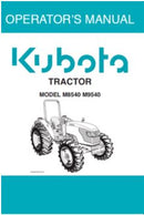 Kubota Operators Manual - M8540, M9540 ROPS Tractor
