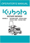 Kubota Operators Manual - RCK48-22BX, RCK54-22BX, RCK60B-22BX Mower