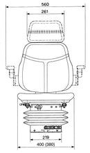 W20TS-01692  COBO Seat SC74/M91 Tractor Seat +OPC W V2  L32/STV/B1/BX231