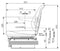 W24TS-00032 COBO Seat SC79/M91 Tractor Seat
