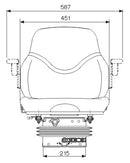 W24TS-00032 COBO Seat SC79/M91 Tractor Seat