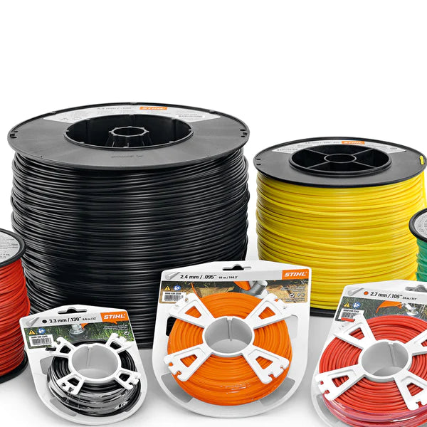 Stihl ROUND strimmer line 2.4 mm x 253m orange Hughie