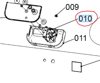 W27TS04308 Kubota Wiper Motor 12V RTVx900 / RTVx1110