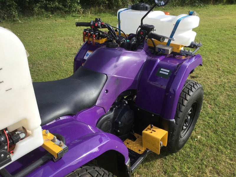 Used Yamaha Quad Grizzly 350 4wd with Vale PKL Spraying Equipment.