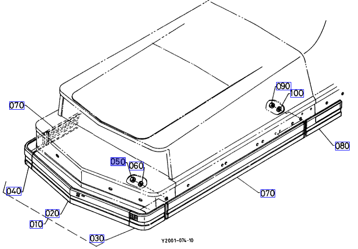 Nut diagram 02014-50060
