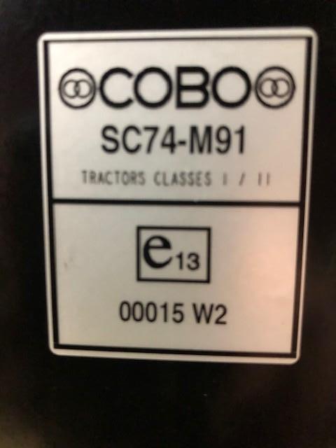 6C392-94402 COBO Seat SC74/M91 Tractor Seat  ( PVC Cover )