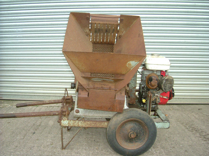 Pneulec Composting Machine for grading,  mixing, aerating and blending.