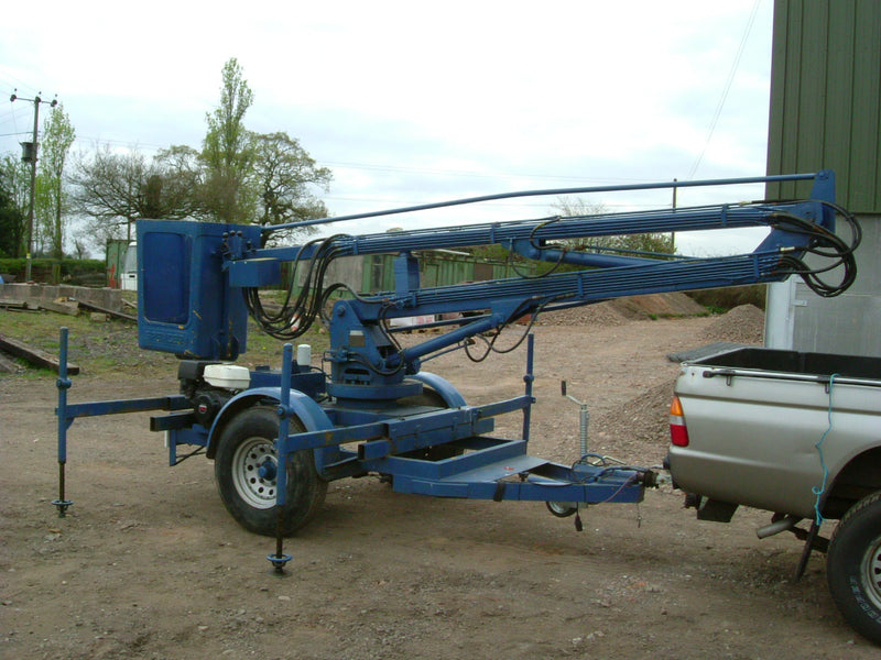 Spencer HM28 Trailor Mounted Cherry Picker Honda Engine