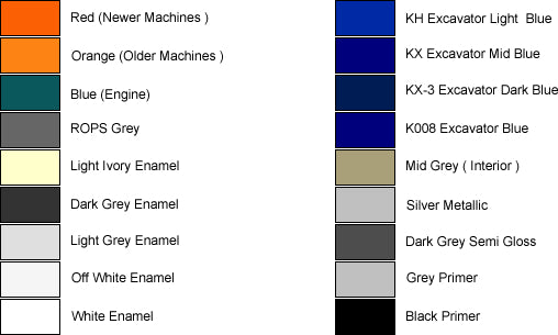 ( BLUE KX & KX-2 ) 400ml Aerosol - 66666-00100 Kubota Paint