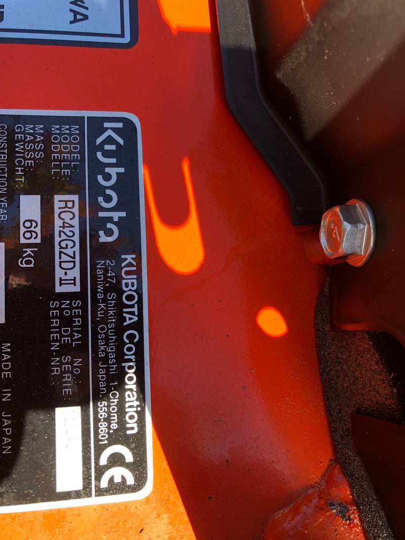New KUBOTA RC42-GZD-11 Mower Deck  For Kubota GZD15 11 Zero Turn Mower