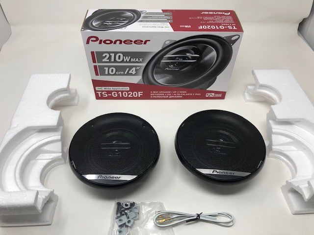 Pioneer TS-G1020F 10cm 2-way coaxial speakers (There are  a set of 2 speakers in each Kit )