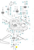 Husqvarna 506792302 Knife Plate to fit mowers BZ27D, IZC5221, P524 and more
