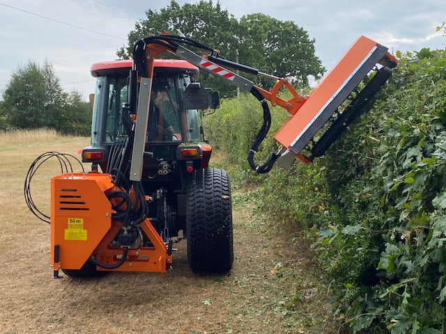 Powerup A100 flail hedge cutter, Compact tractor Flail Hedge Cutter