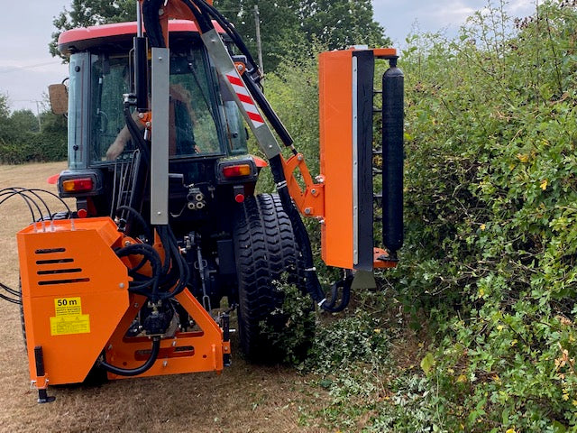 Powerup A100 flail hedge cutter, Compact tractor Flail Hedge Cutter
