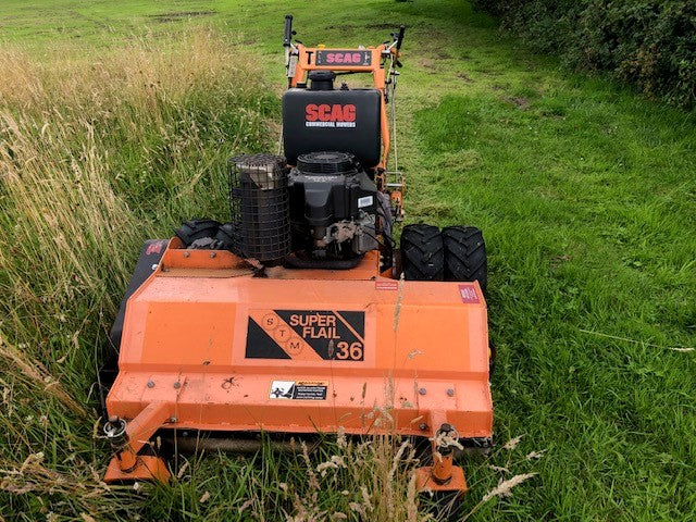 USED Scag 36 inch Flail Mower Pedestrian Heavy Duty Commercial Mower