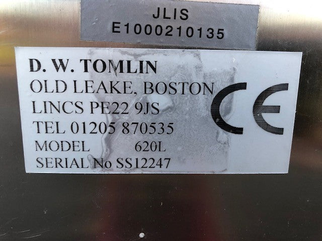 Tomlin Dal Cero tractor mounted salt spreader / Gritter