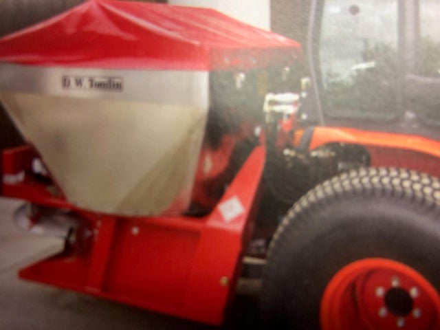Tomlin Dal Cero tractor mounted salt spreader / Gritter
