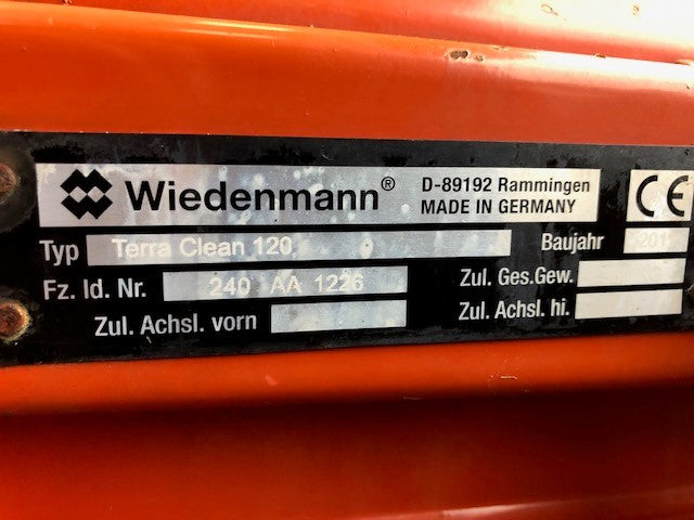 Wiedenmann Terra Clean 120 artificial turf sweeper